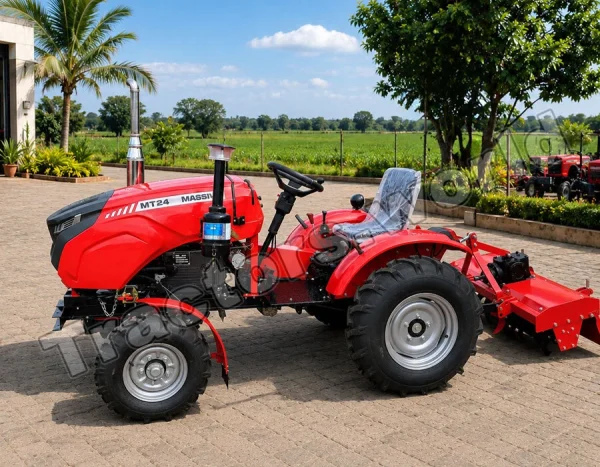 MT-24 2WD Tractor With Rotary Tiller - Tracteurs à vendre au Togo MT-24 2WD Tractor With Rotary Tiller